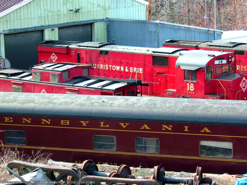 The small Morristown & Erie yard